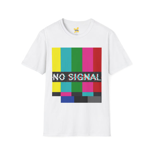 No Signal Graphic Unisex T-Shirt β Retro Style for Tech Lovers