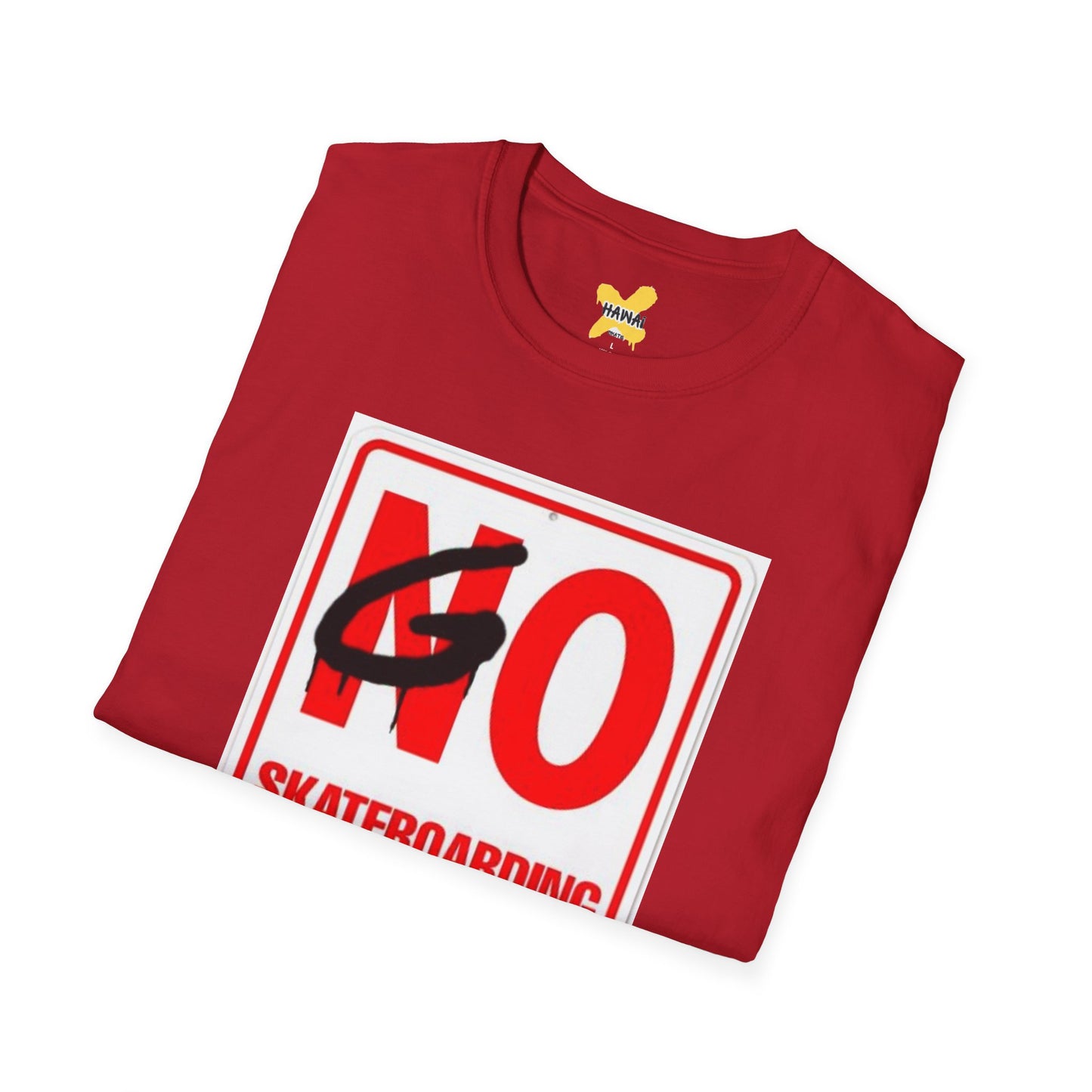 No Skateboarding Funny Unisex T-Shirt - City Police Sign Design