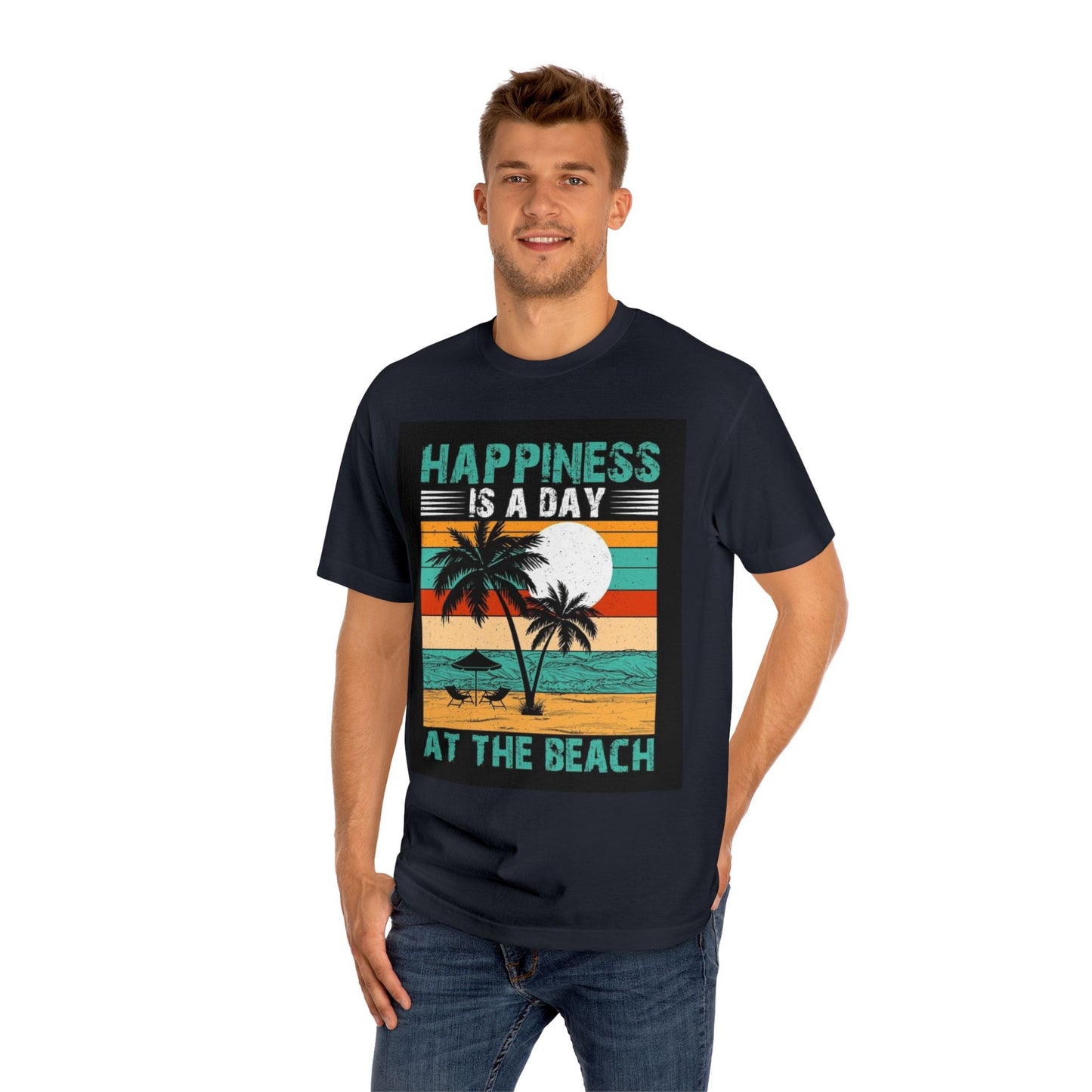 Happiness is a Day at the Beach Unisex Classic Tee