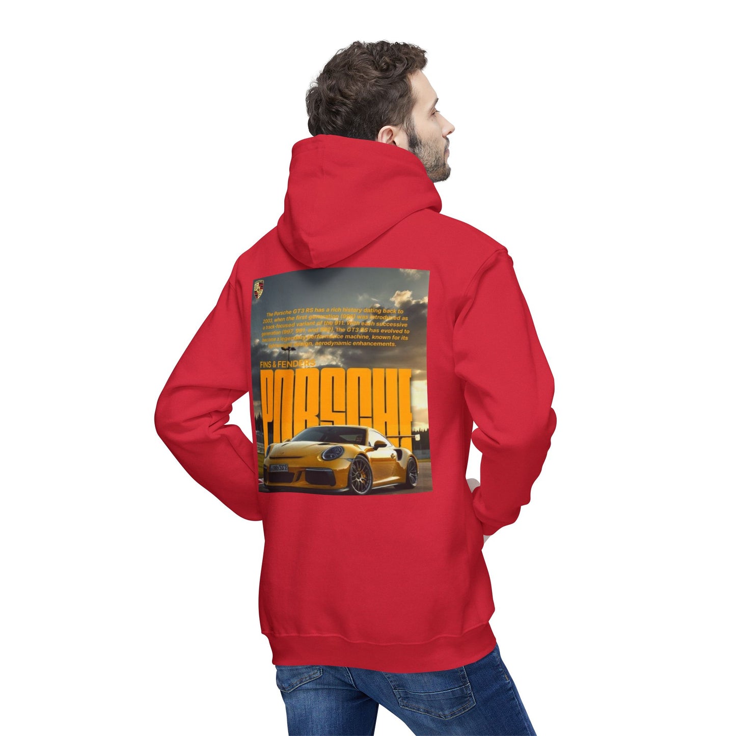 Unisex Hooded Sweatshirt - Porsche Fins & Fenders Collection