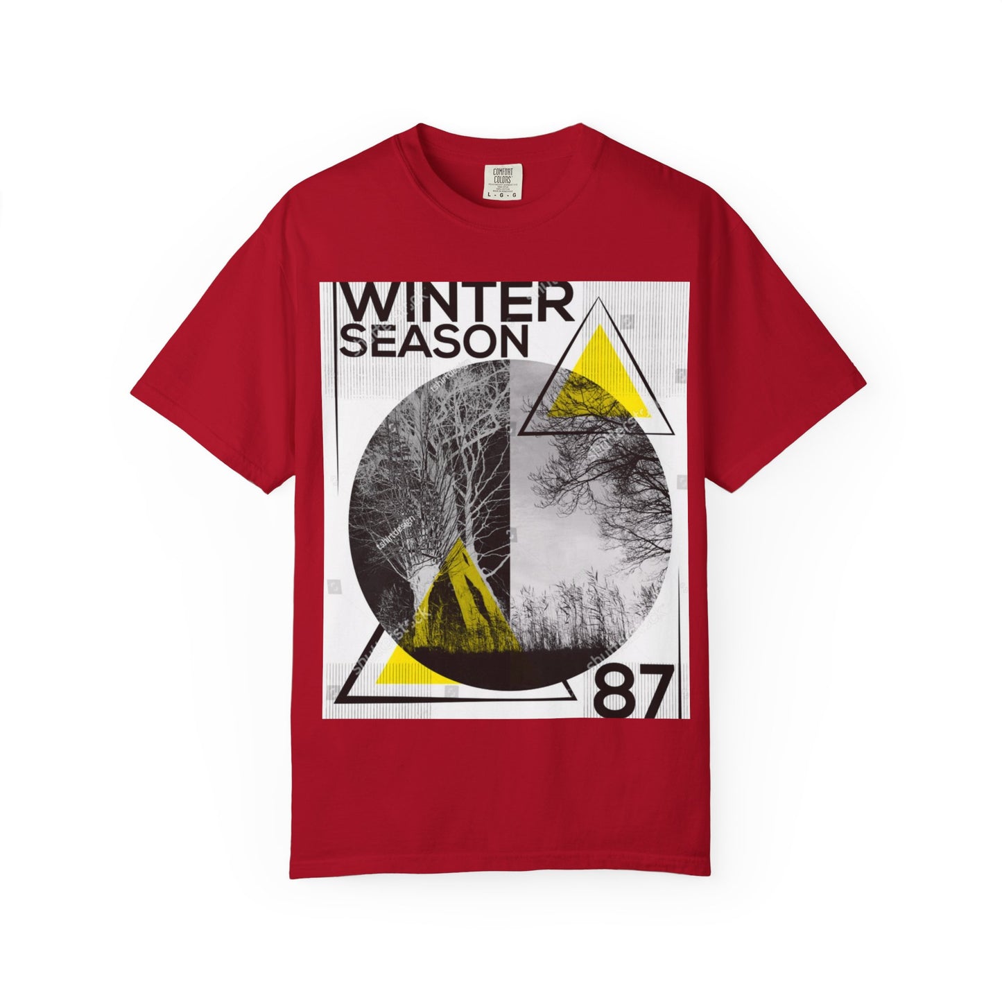 Winter Season Graphic T-shirt, Unisex Tee for Fashion Lovers, Cool Casual Wear, Winter Apparel, Unique Gift for Him/Her