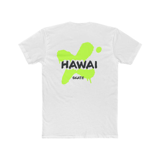 Hawaii Skate Unisex Cotton Crew Tee – Cool Graphic T-Shirt for Skateboarding Enthusiasts