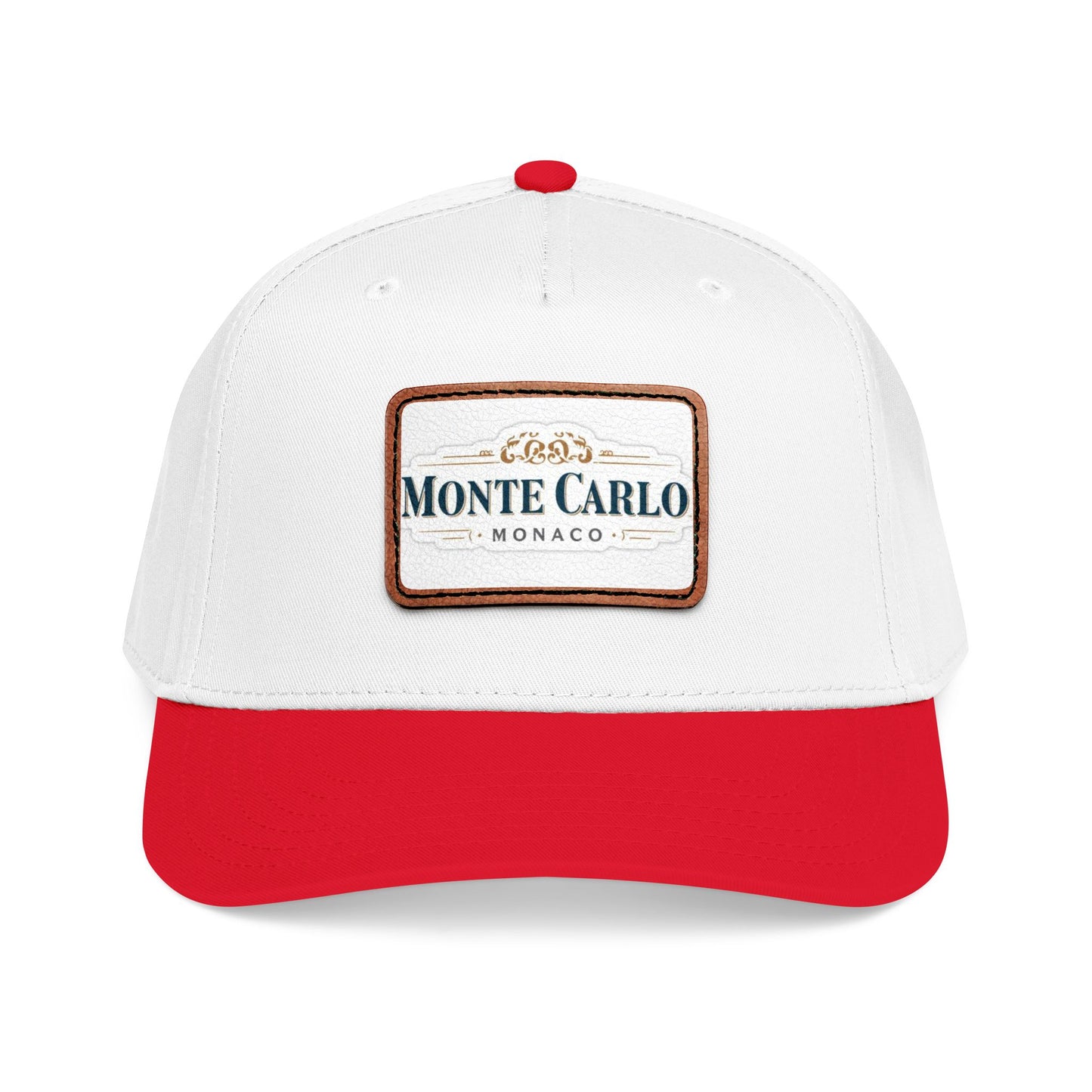 Monte Carlo Leather Patch Baseball Cap