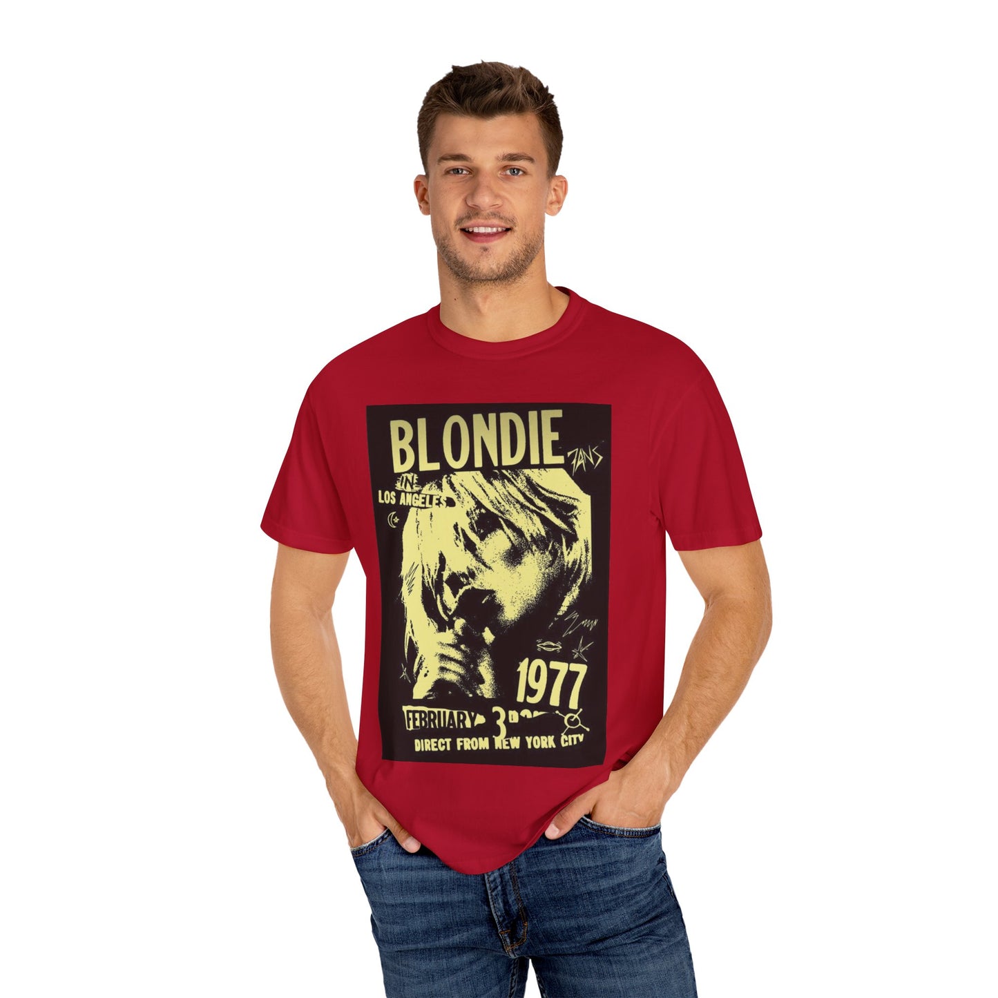 Vintage Blondie Concert T-Shirt - Unisex Garment-Dyed Tee