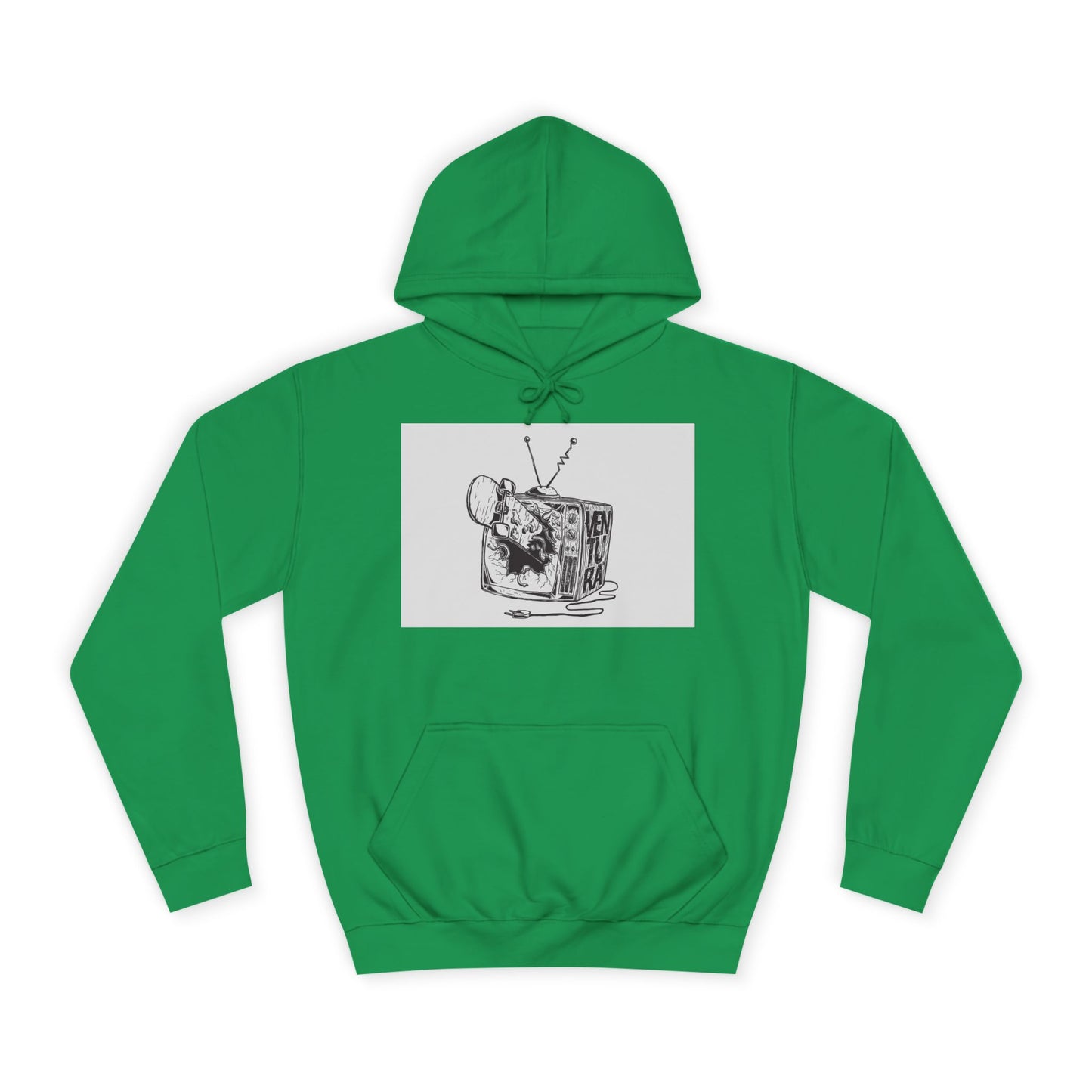 Hoodie — Vintage Camera Sketch Graphic Pullover