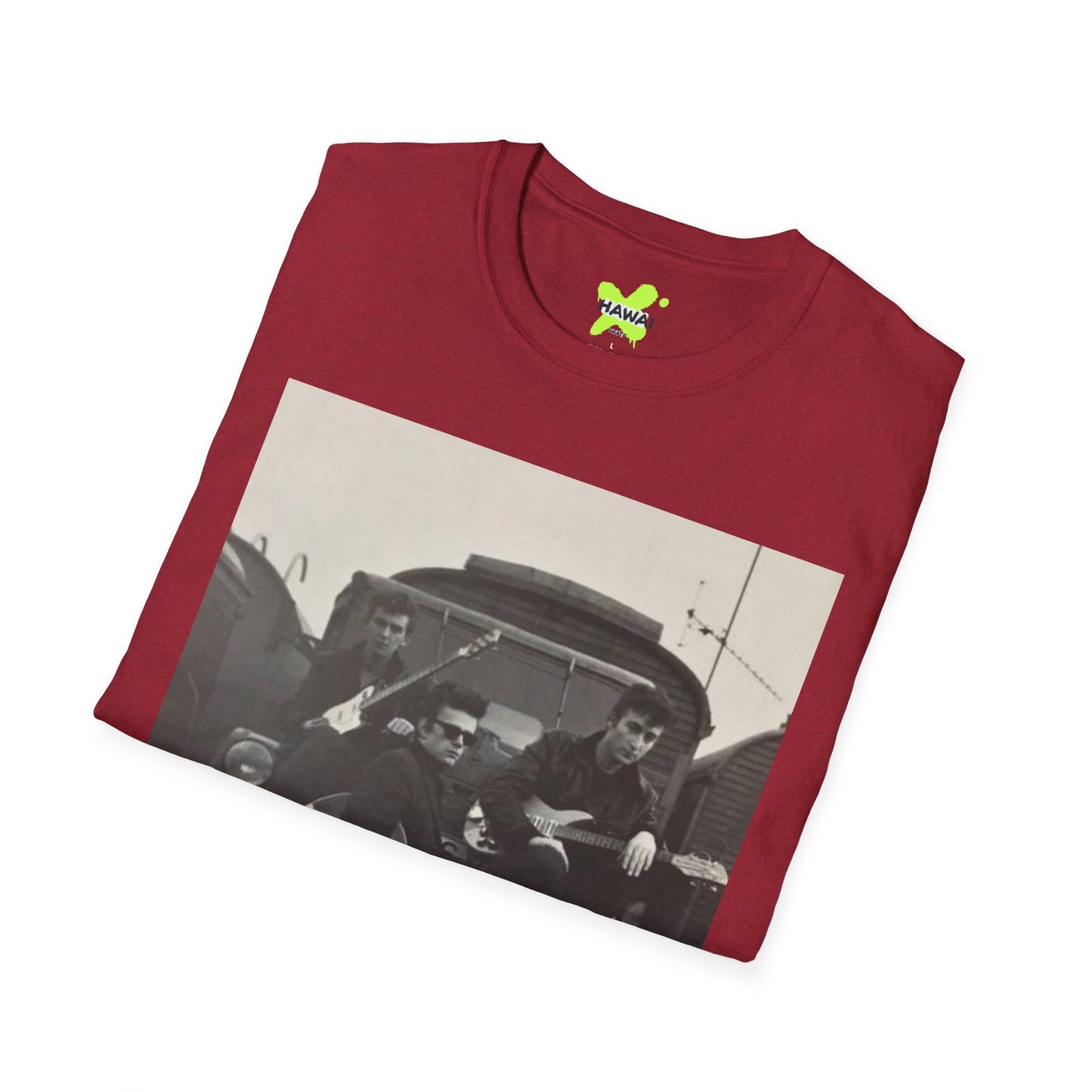 Vintage Rock Band Unisex Softstyle T-Shirt