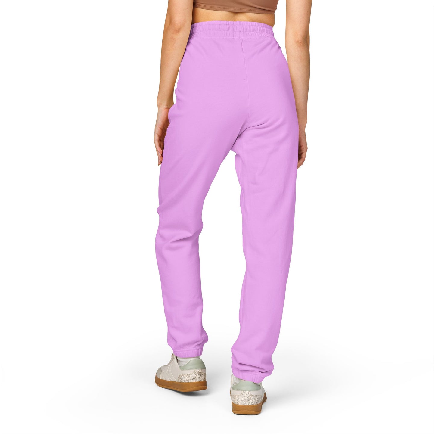 Graphic Sweatpants — Yellow Block 'BEAT' Streetwear Joggers