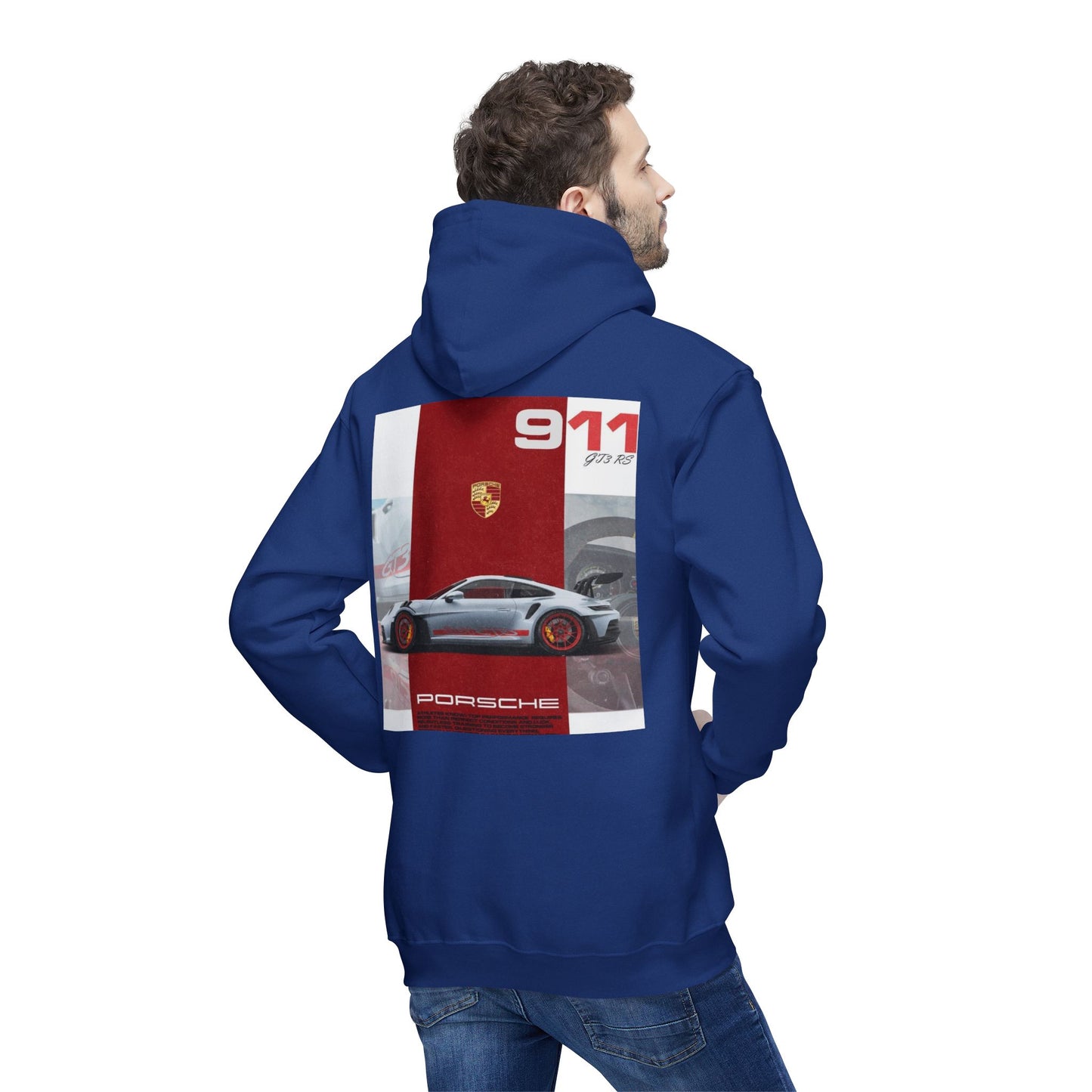 Porsche Graphic Hoodie, Made in USA, Unisex Sweatshirt, Car Lover Gift, Automotive Apparel, Driving Enthusiast Wear, Cool Casual