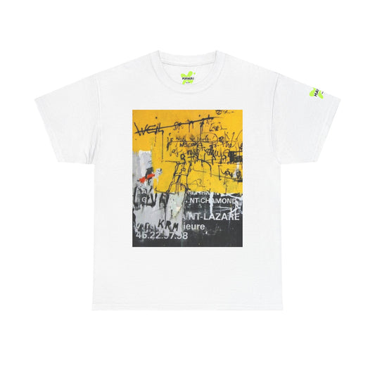 Urban Graffiti Unisex Heavy Cotton Tee | Street Art Inspired Graphic Shirt