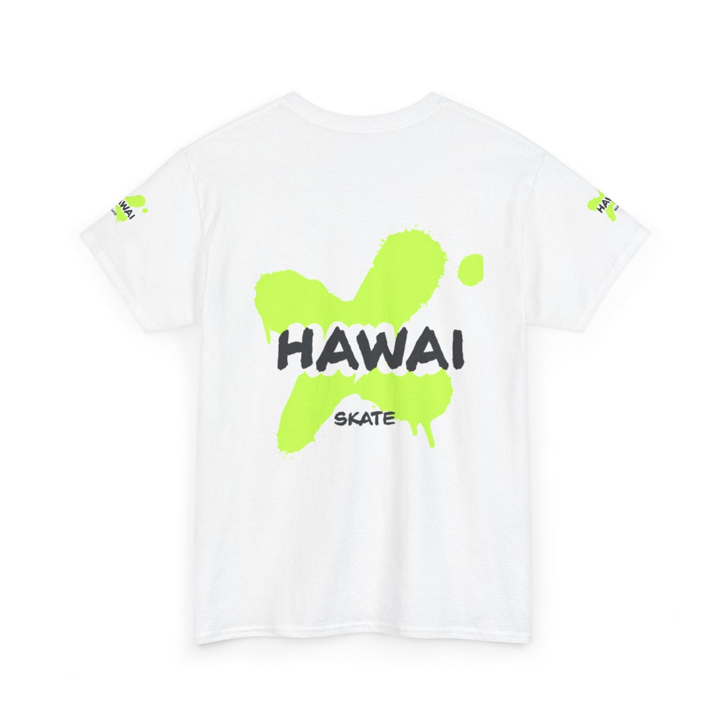 Hawaii Skate Graphic Tee - Unisex Heavy Cotton T-Shirt