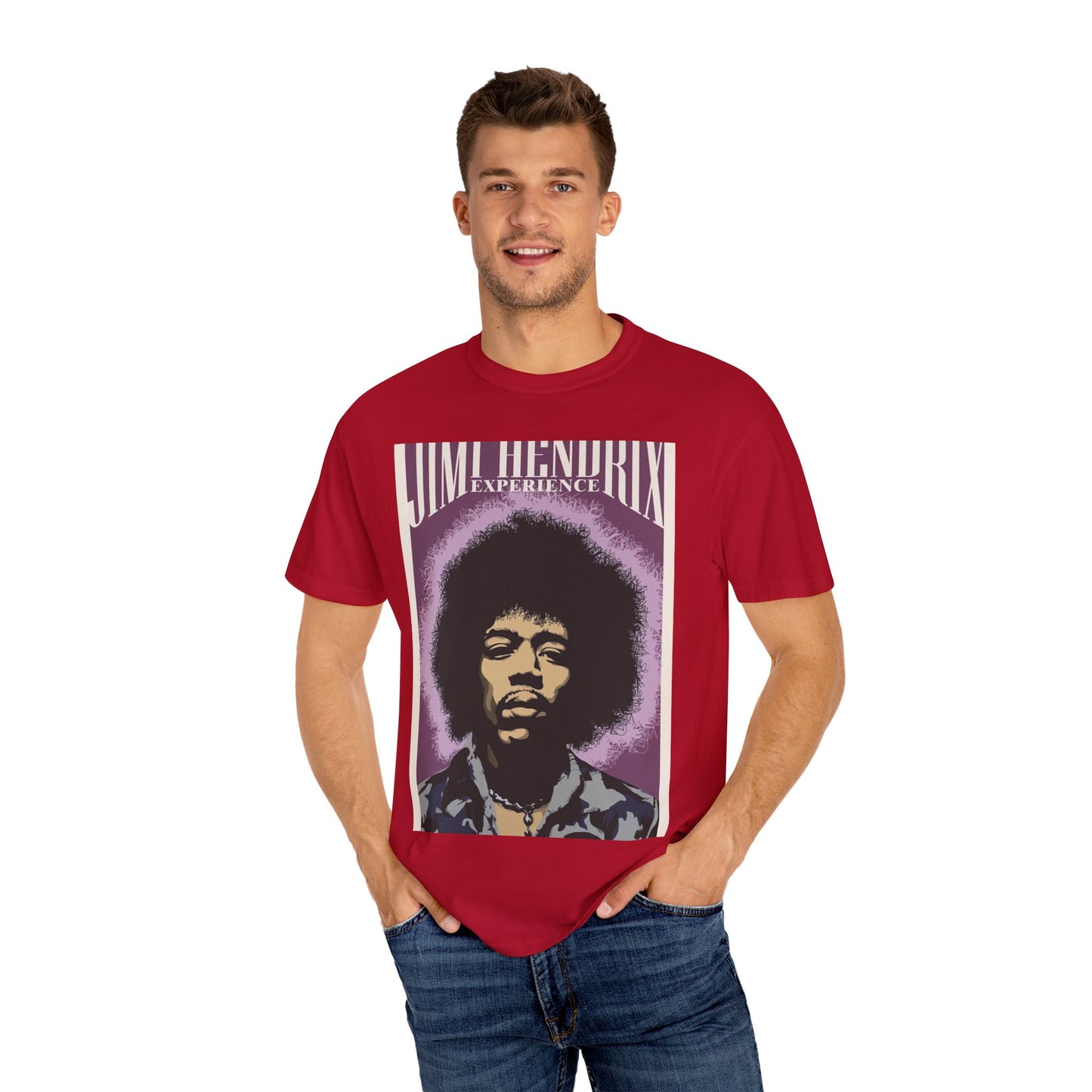 Jim Hendrix Experience Unisex Garment-Dyed T-Shirt - Vintage Rock Tee for Music Lovers
