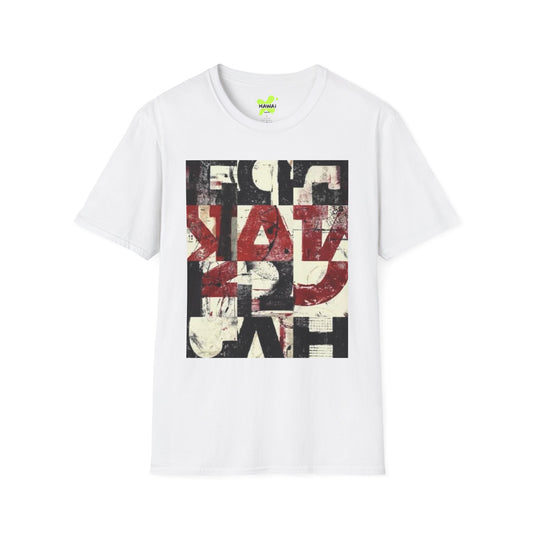 Artistic Unisex Softstyle T-Shirt - Modern Abstract Design
