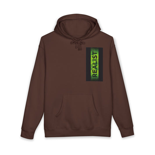 Realist Ghost Hoodie β Neon Yellow Graphic Pullover