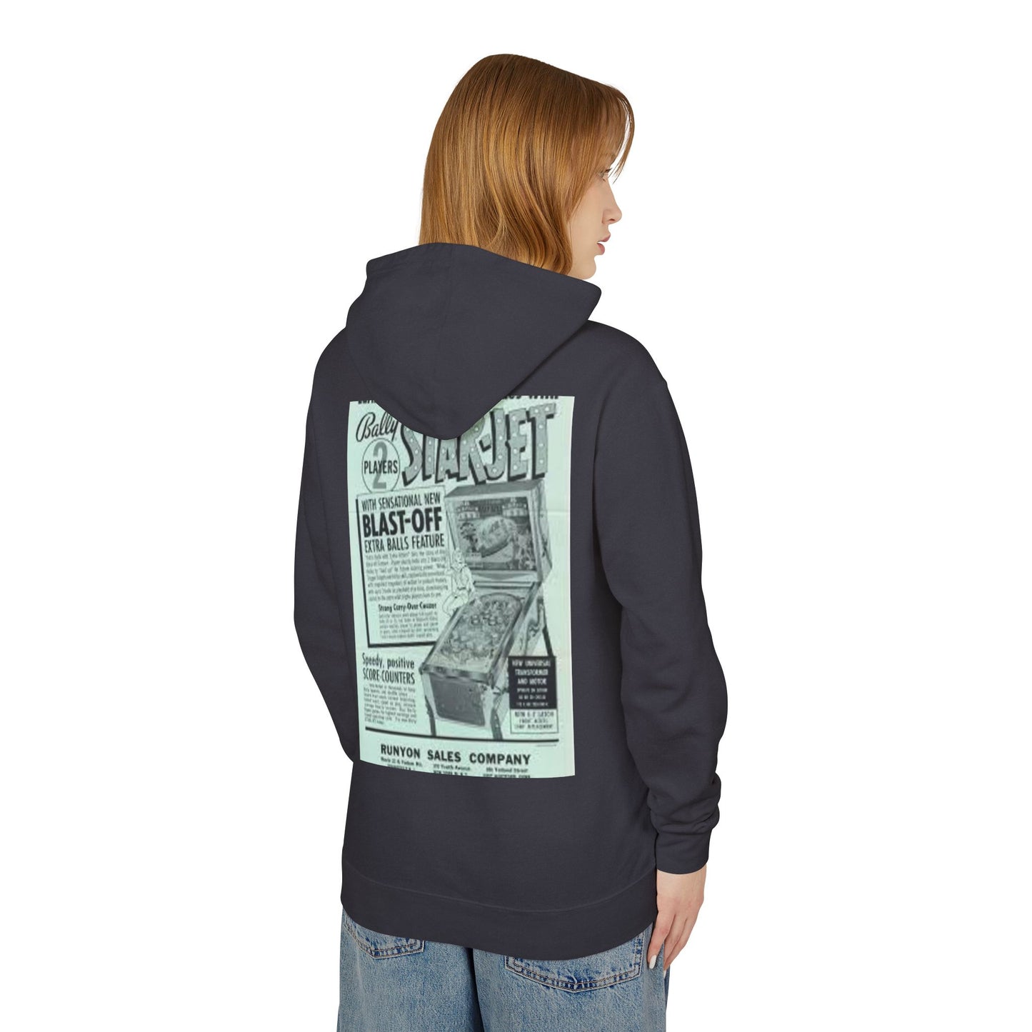 Retro Arcade Inspired Lightweight Hoodie - Perfect for Gamers & Nostalgic Fans