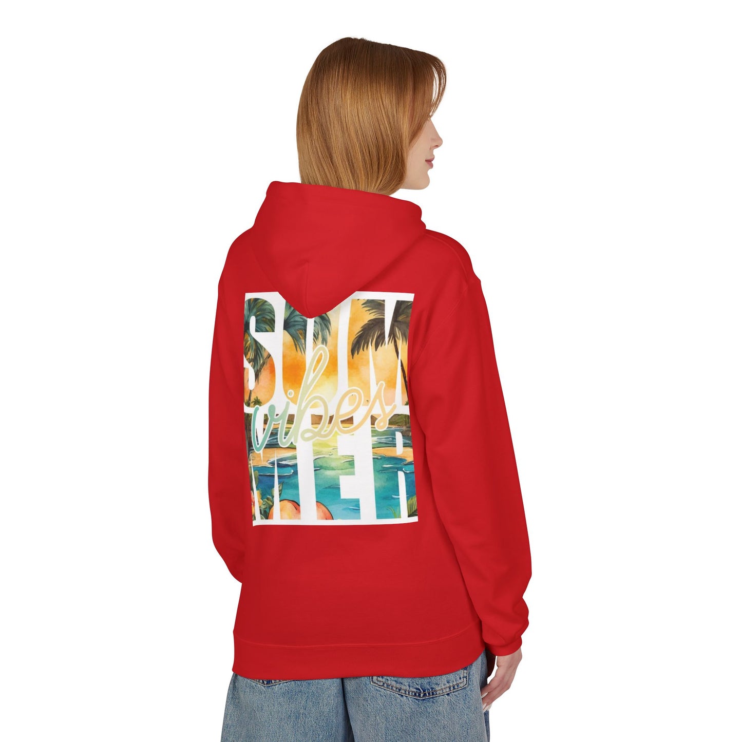 Summer Vibes Unisex Fleece Hoodie