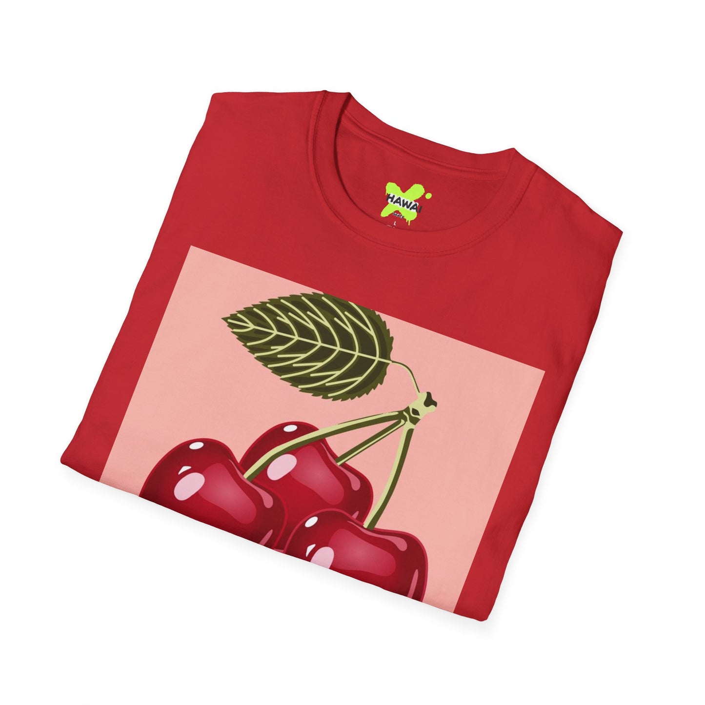 Retro Cherry Graphic T-Shirt for Fruit Lovers