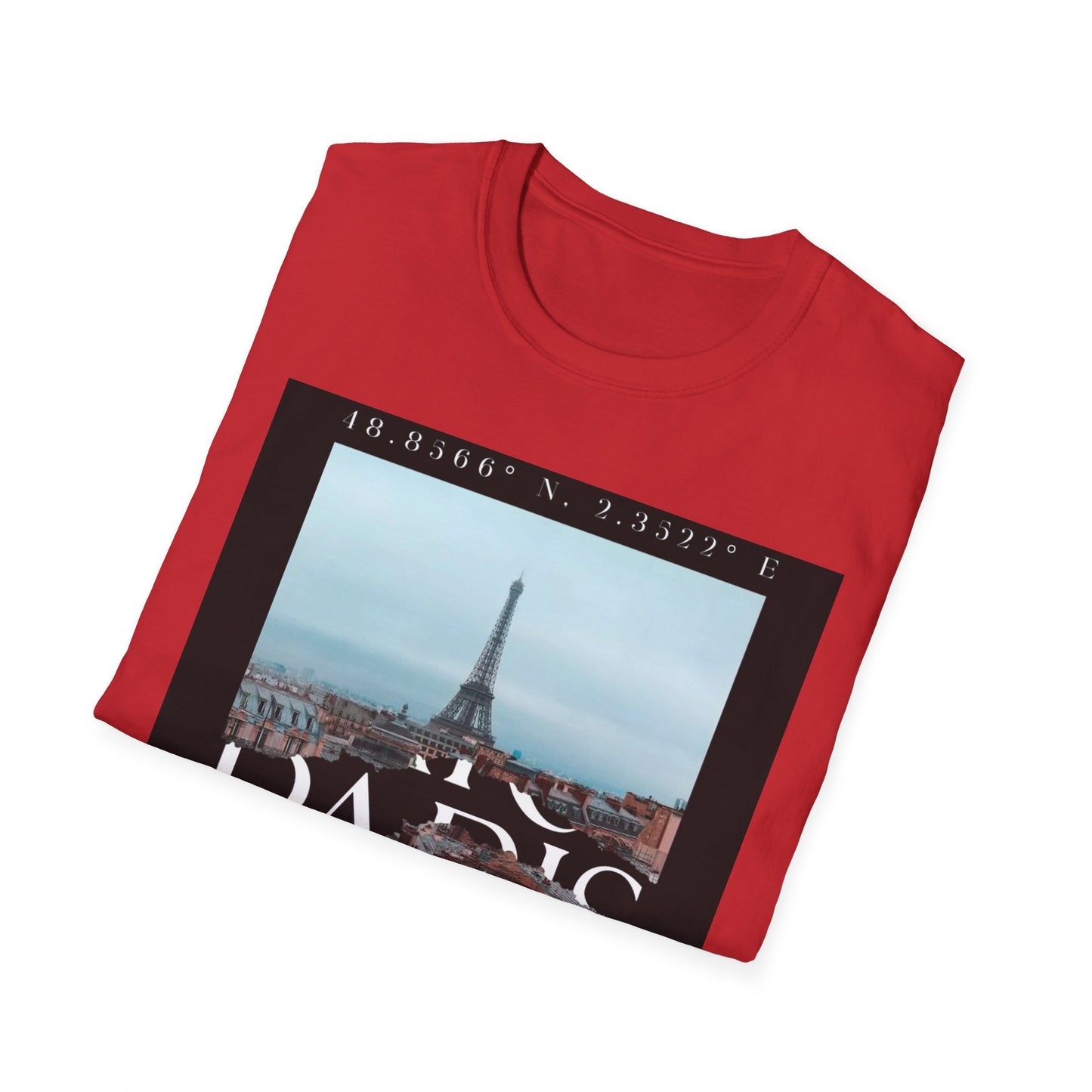 Paris Eiffel Tower Photo Tee — "Paris Paris" Graphic T-Shirt