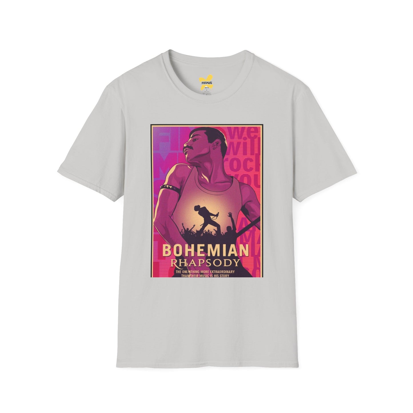 Bohemian Rhapsody Unisex Softstyle T-Shirt - Retro Music Fan Tee