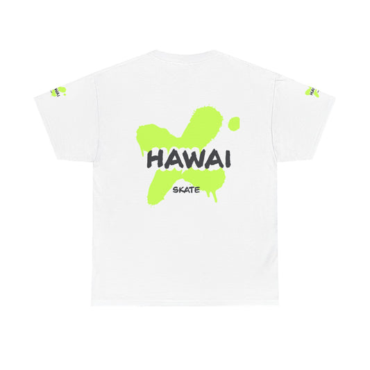 Hawaii Skate Graphic Tee - Unisex Heavy Cotton T-Shirt