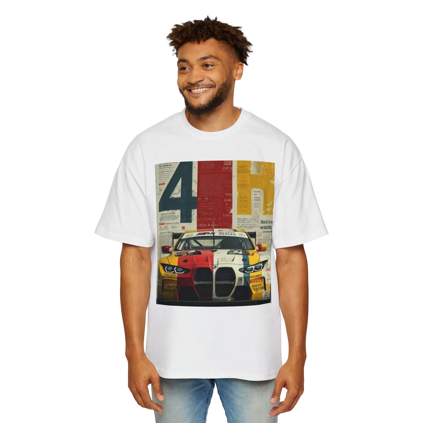 Racing Heritage Tee — Retro BMW M4 Motorsport Graphic T-Shirt