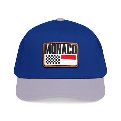 Monaco Leather Patch Baseball Cap – Vintage Racing Flag Hat