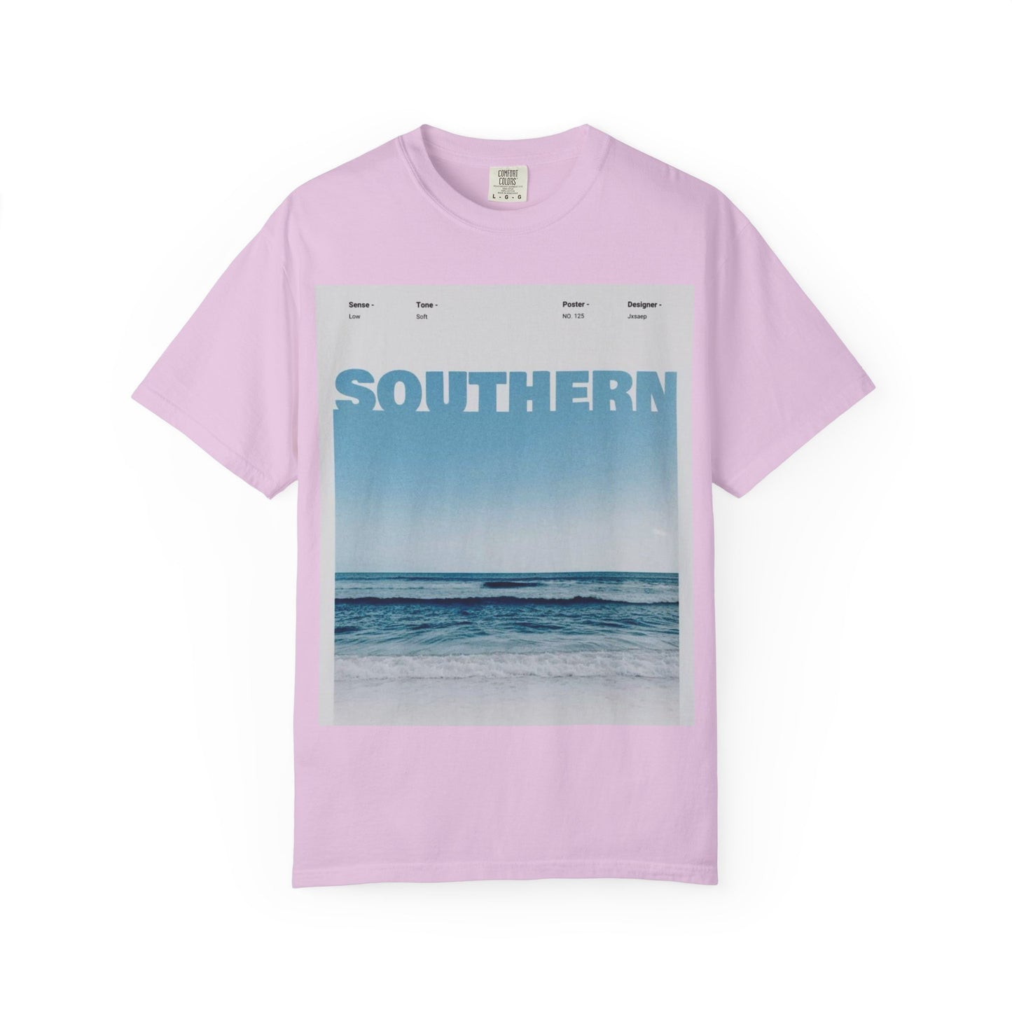 Southern Beach Photo T-Shirt — Ocean Waves Graphic Tee