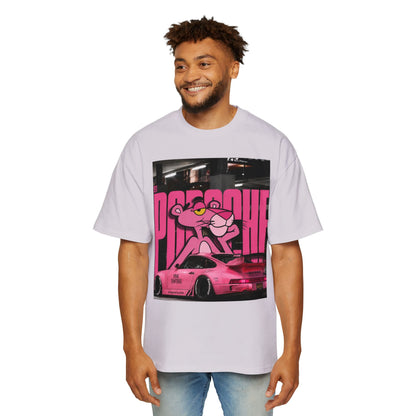 Pink Panther Streetwear Tee — Retro Racing Graphic Shirt