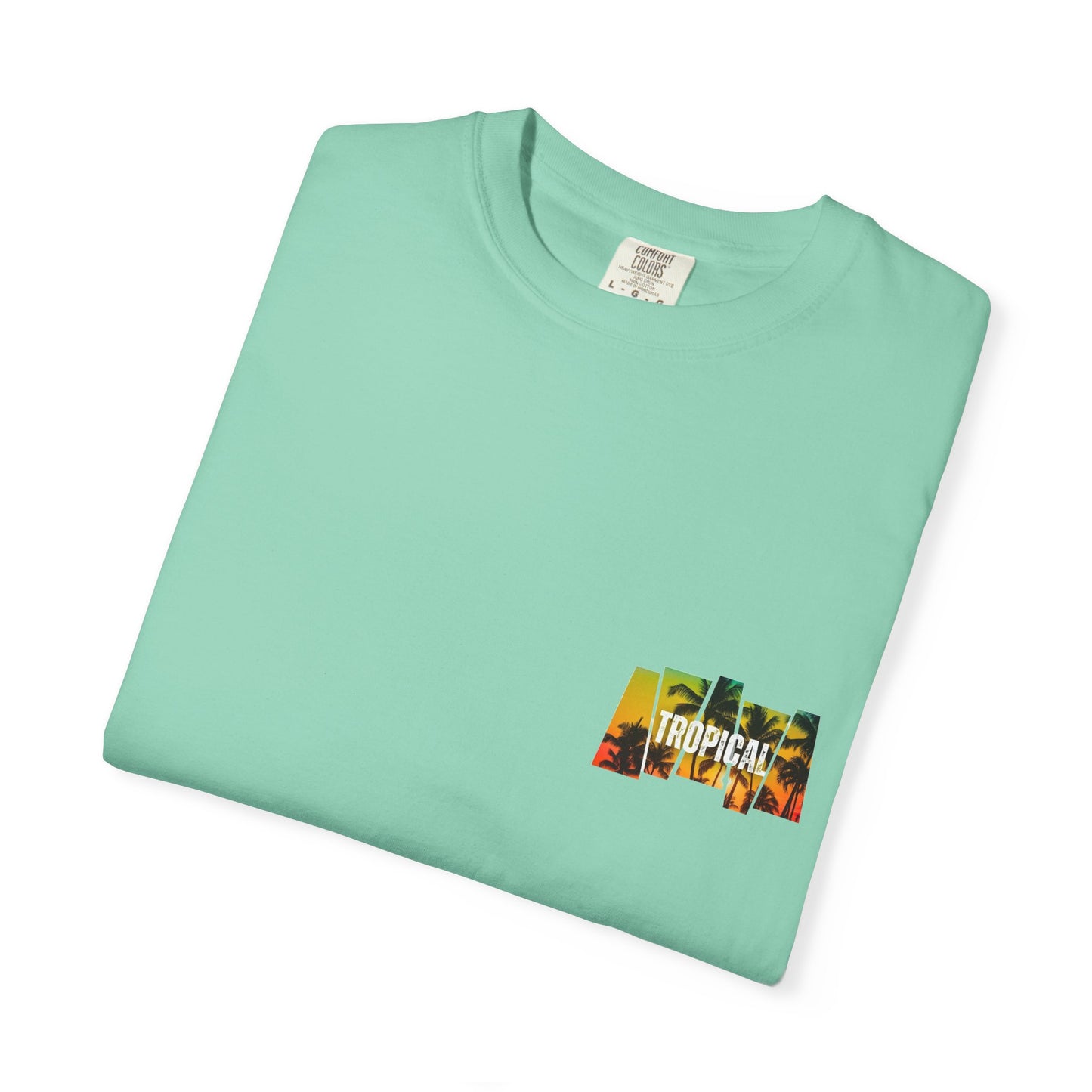 Tropical Vibes Unisex Garment-Dyed T-shirt