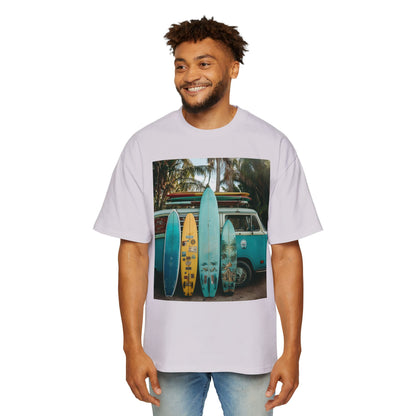Surf Van Photo T‑Shirt — Vintage Surfboard Beach Tee