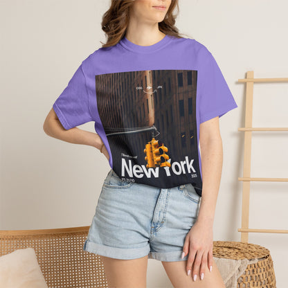 New York City Traffic Light Photo T‑Shirt — Urban Streetwear Tee