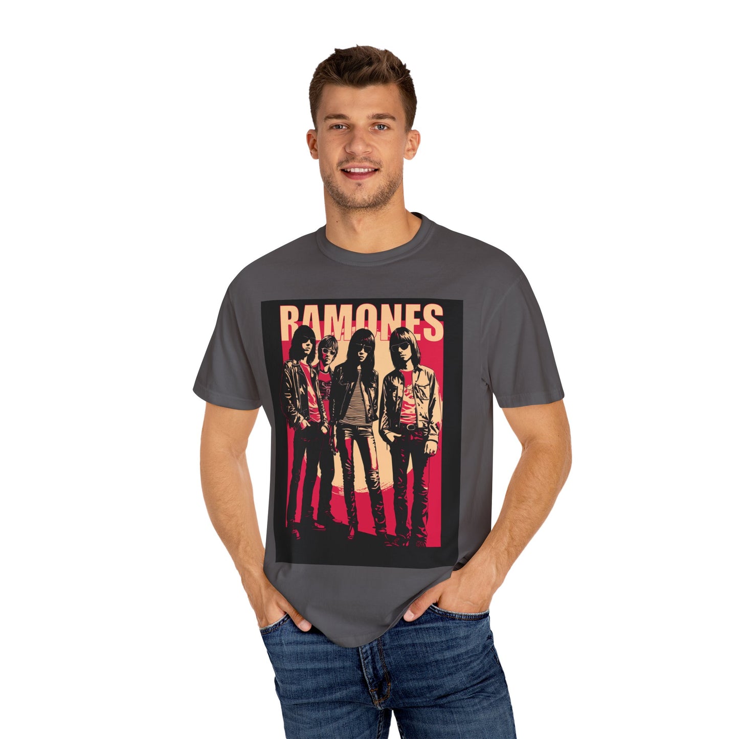 Retro Ramones Graphic T-Shirt