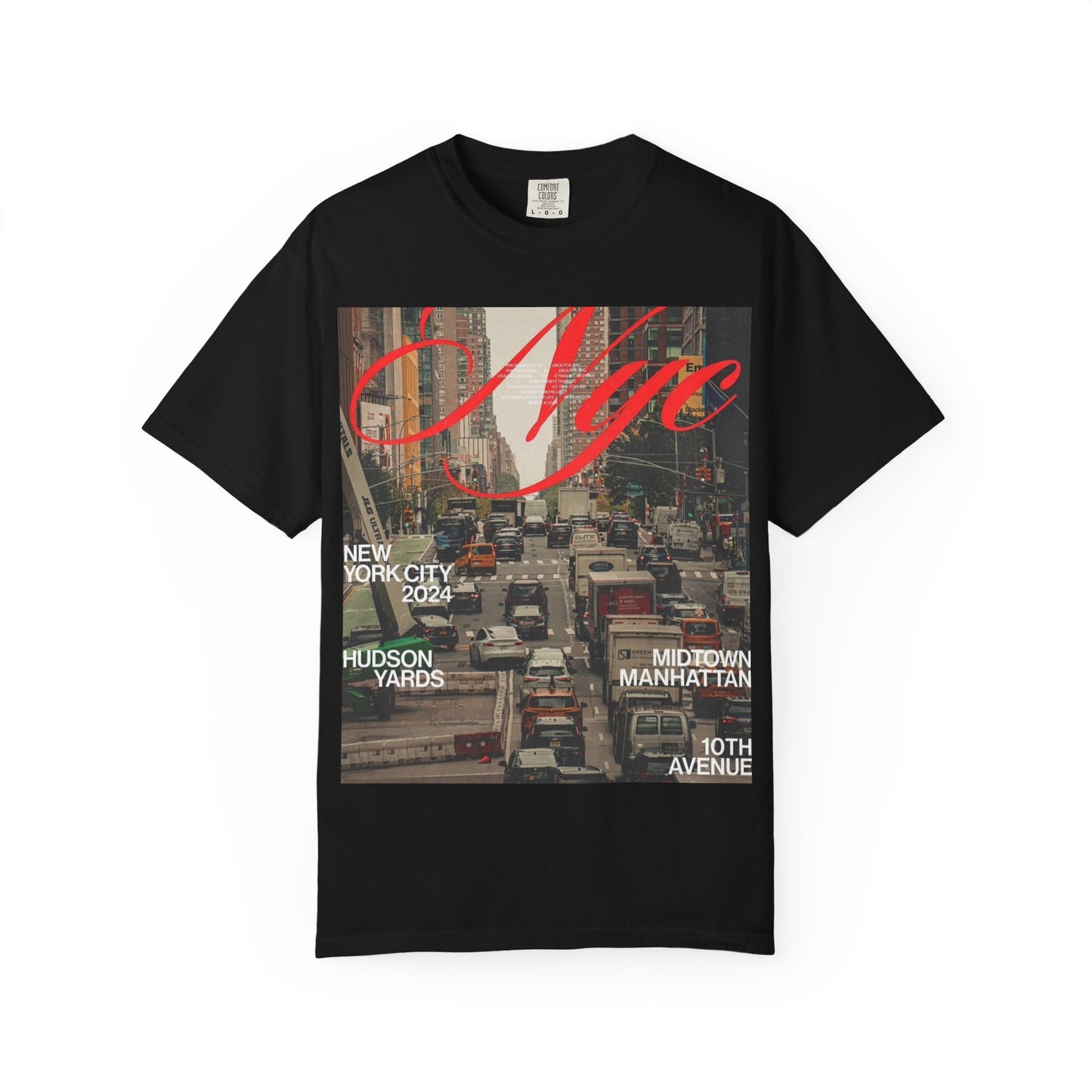 NYC Traffic Photo Tee — Midtown Manhattan Hudson Yards Graphic T-Shirt