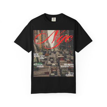 NYC Traffic Photo Tee — Midtown Manhattan Hudson Yards Graphic T-Shirt