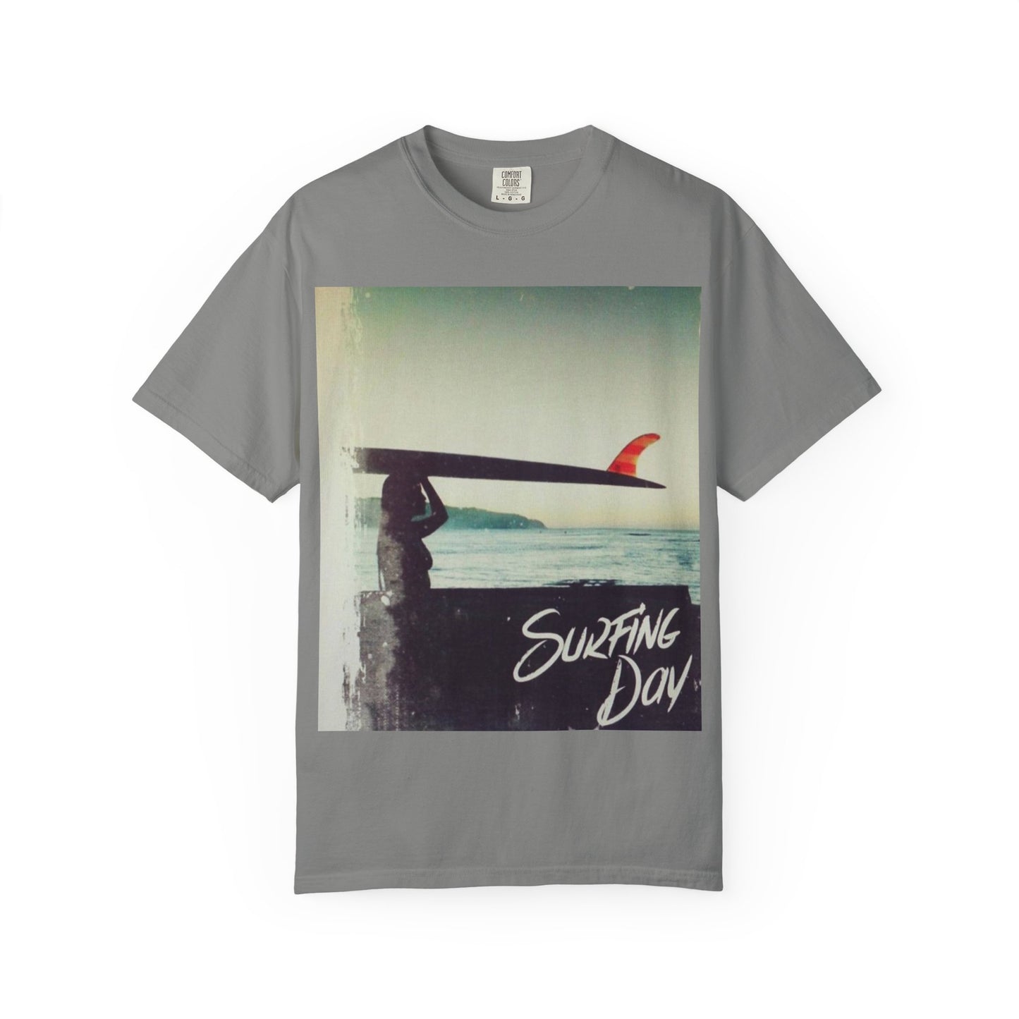 Surfing Day Unisex Tee | Vintage Style T-shirt for Beach Lovers, Summer Vibes, Gift for Surfers, Casual Strolling, Summer Outings
