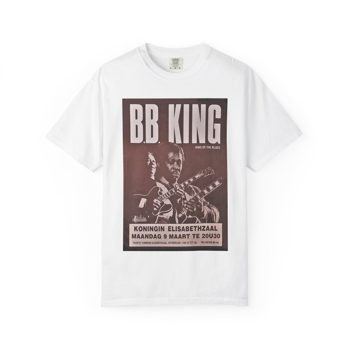 BB King Tribute Unisex Garment-Dyed T-Shirt - King of the Blues Graphic Tee