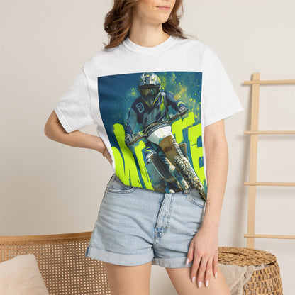 Motocross Dirt Bike Rider T‑Shirt — Extreme Off‑Road Racing Tee