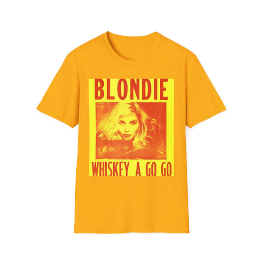 Vintage Blondie Whiskey A Go Go T-Shirt, Retro Band Tee, Music Lover Shirt, Festival Outfit, Unisex Graphic Tee, Casual Wear, Gift Idea