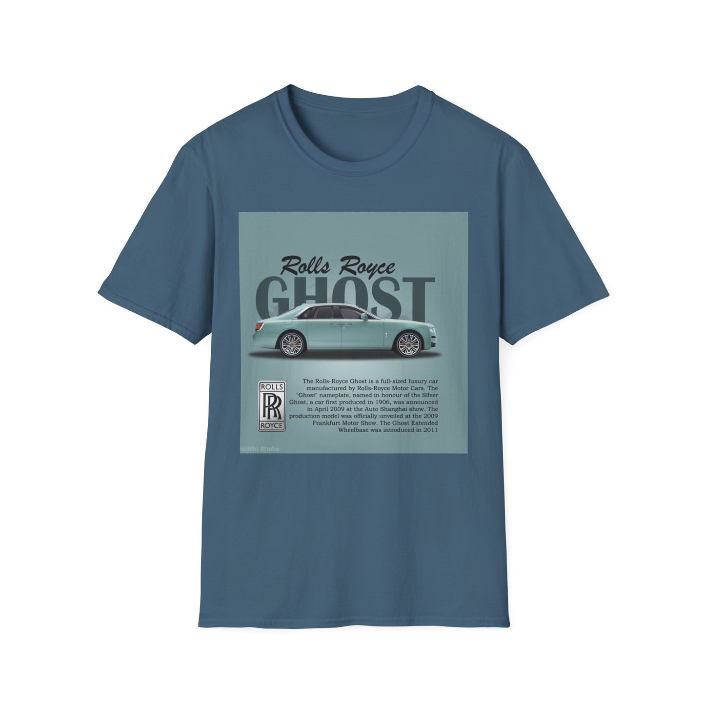 Vintage Rolls Royce Ghost T-Shirt - Classic Car Enthusiast Tee