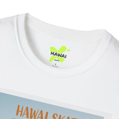 Hawaii Skate LA Unisex Softstyle T-Shirt – Grand Re-Opening Retro Vibe