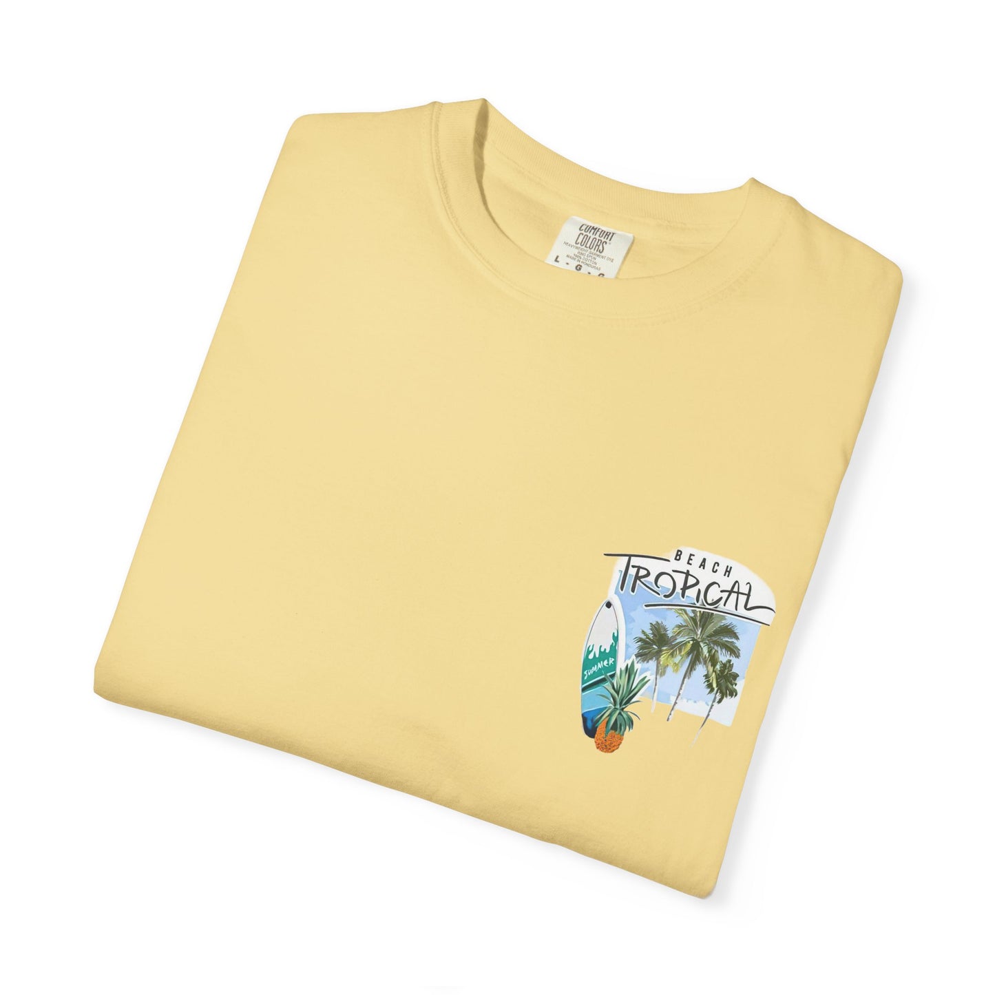 Tropical Graphic Tee, Unisex Beach Shirt, Summer Shirt, Vacation Wear, Casual Essentials, Gift for Beach Lovers