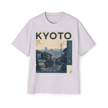 Kyoto Vintage Travel Tee — Japanese Street Scene Graphic T-Shirt
