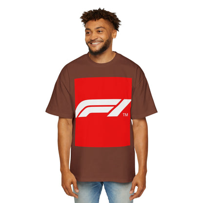 Racing Graphic Tee — Bold Red F1 Logo Shirt