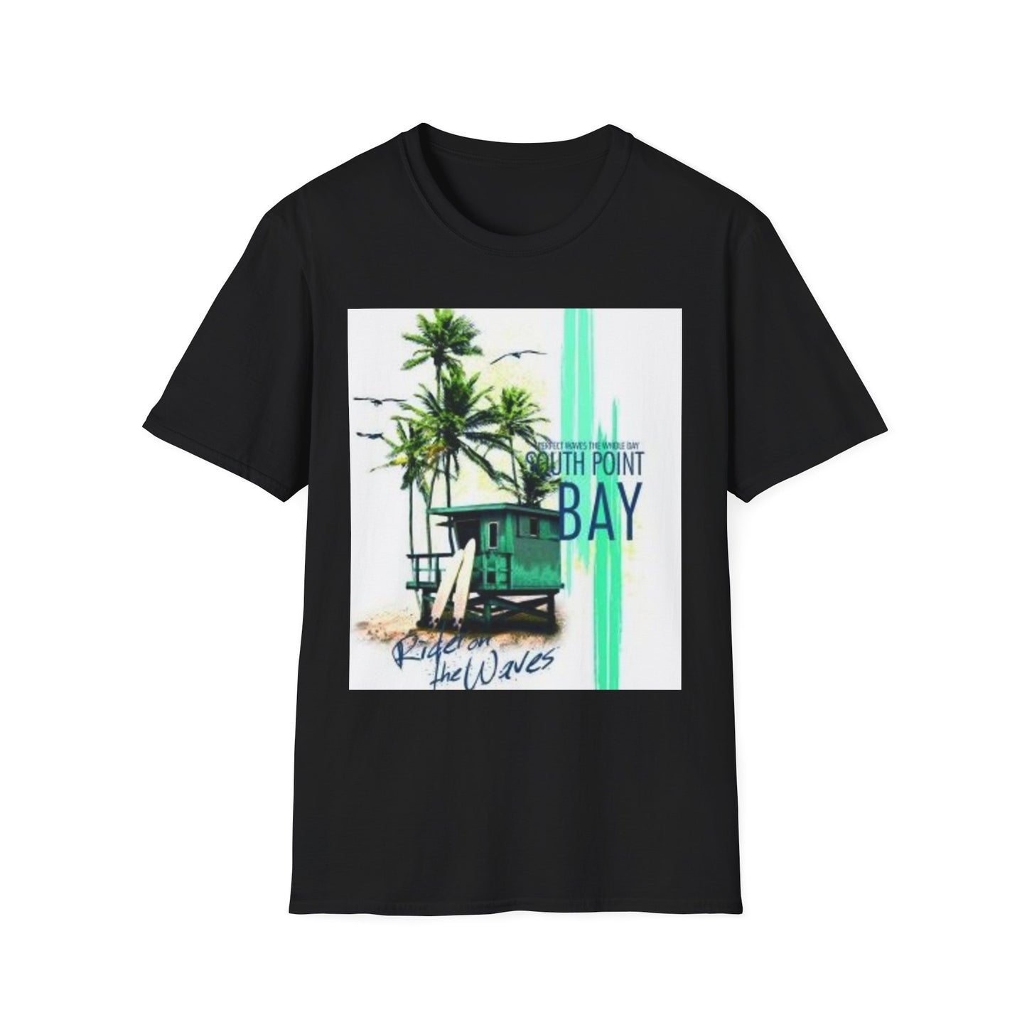 South Point Bay Graphic Tee | Unisex Softstyle T-Shirt, Beach Vibes, Casual Wear, Summer Fashion, Gift for Him or Her