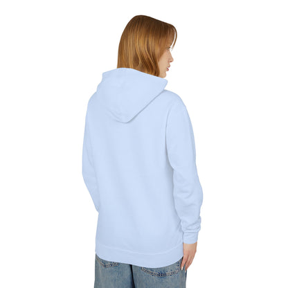 Tropical Sunset Hoodie - Unisex Lightweight Sweatshirt with Palm Tree Design