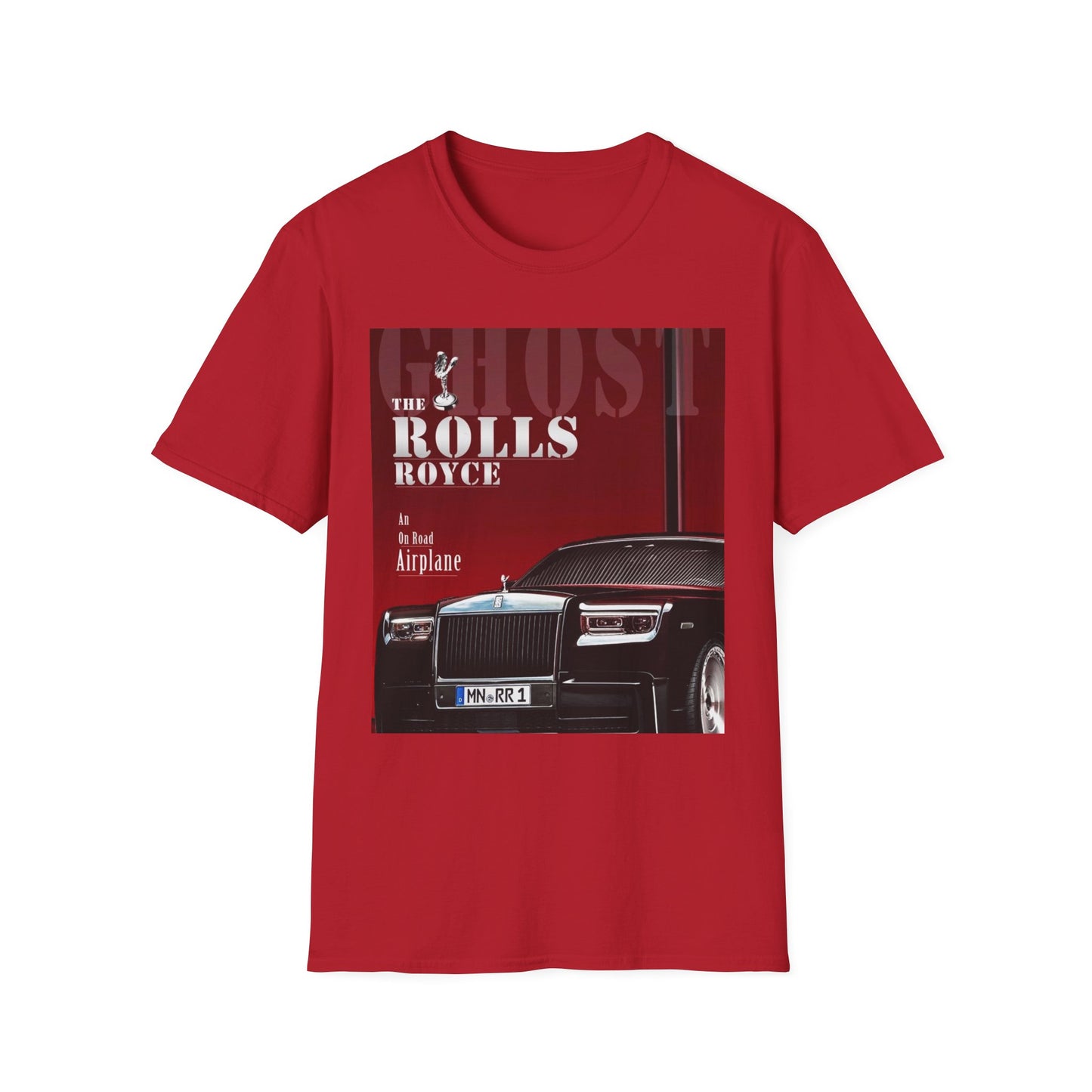 Luxury Car Graphic T-Shirt - Rolls Royce Design