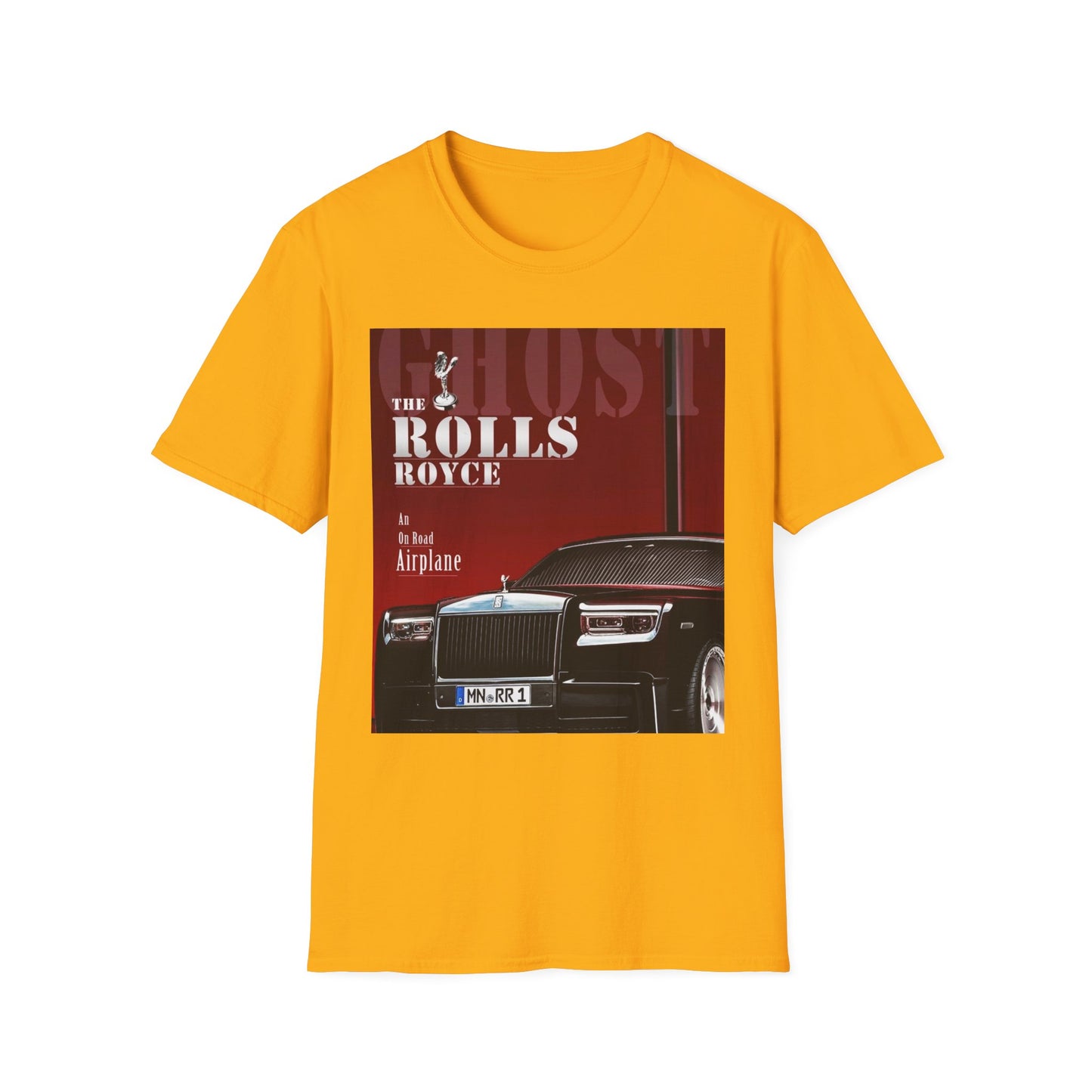 Luxury Car Graphic T-Shirt - Rolls Royce Design