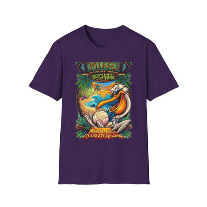 Beach Bar Vibes Unisex Softstyle T-Shirt - Perfect for Summer Fun and Relaxation