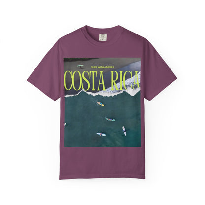 Costa Rica Surf T-Shirt — Aerial Wave & Surfers Graphic Tee