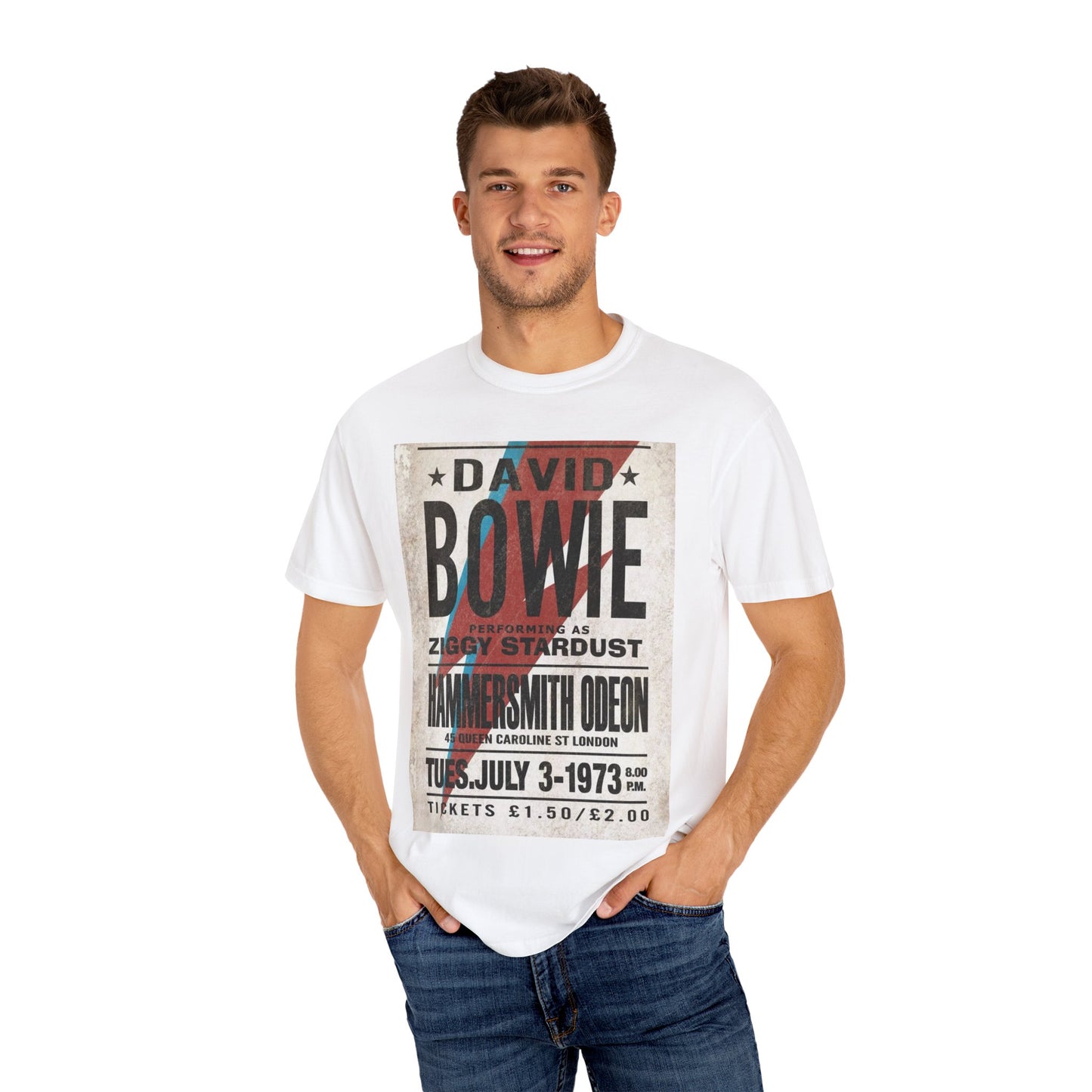 Retro Ziggy Stardust T-Shirt - Unisex Garment-Dyed Tee