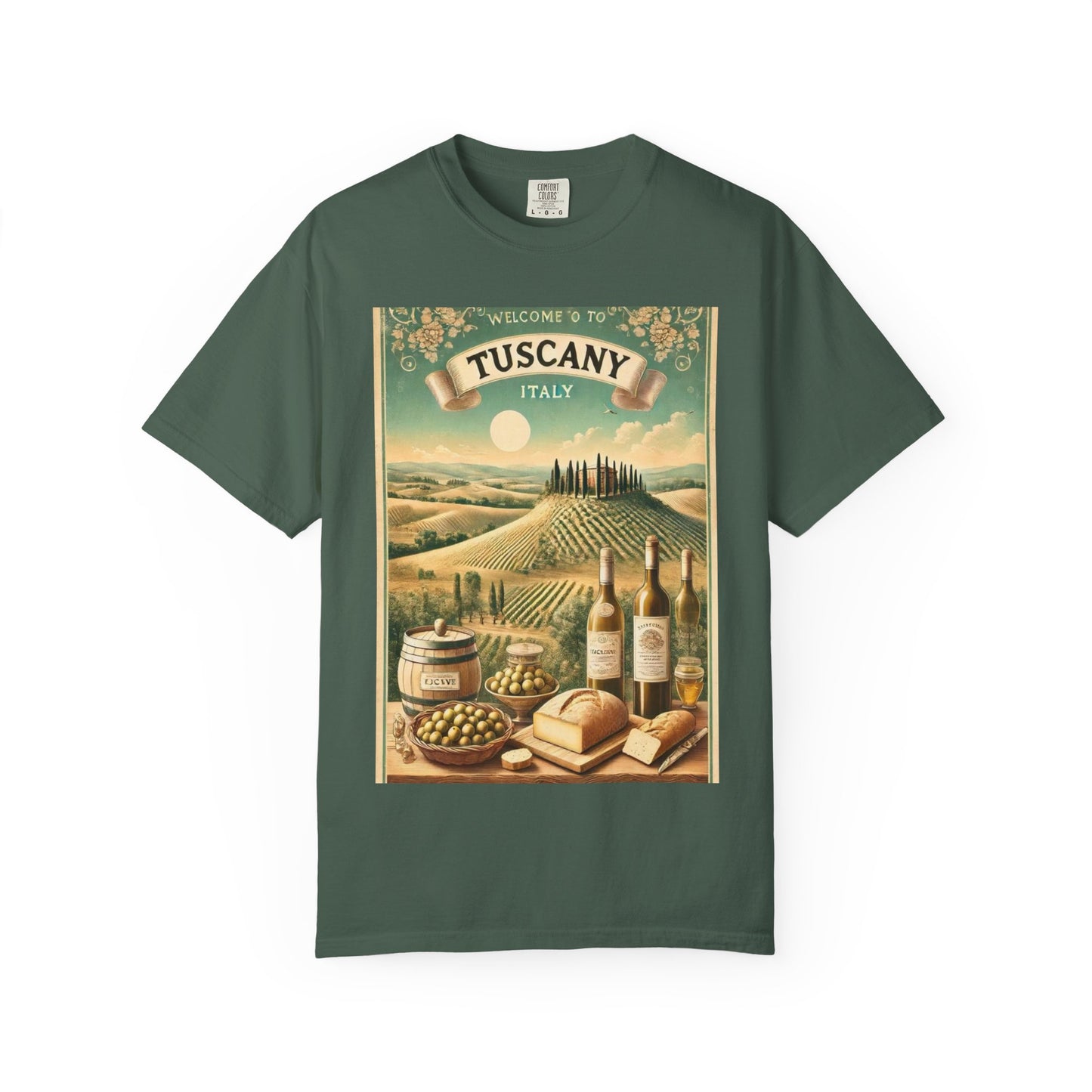 Vintage Tuscany Scene Unisex T-Shirt
